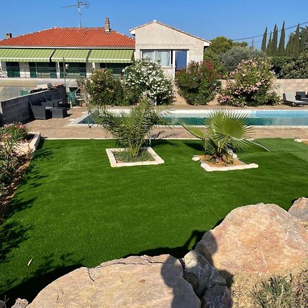 Les Olivades Bed & Breakfast Magalas Bagian luar foto