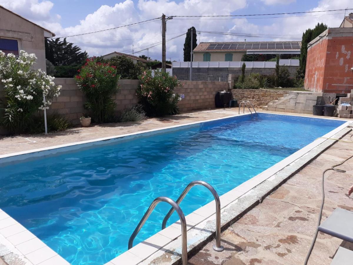 Les Olivades Bed & Breakfast Magalas Bagian luar foto
